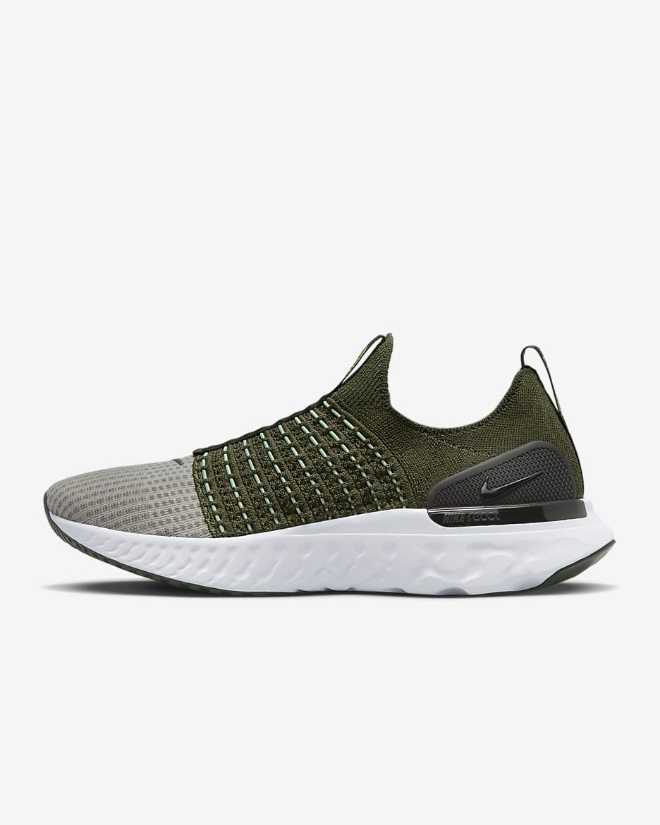 Nike react black fashion and green